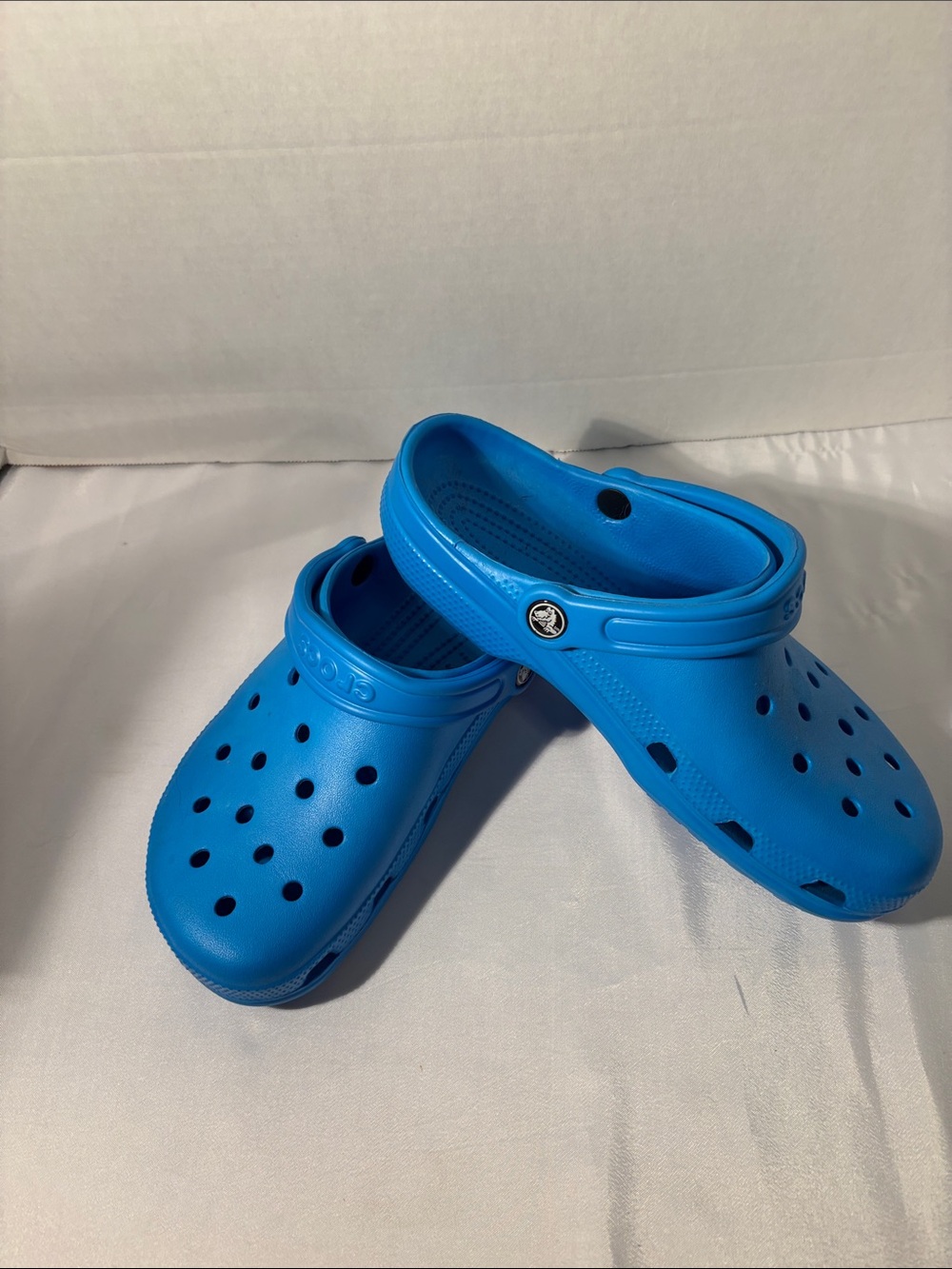 CROCS Mens Bright Blue Classic Clog Sandals